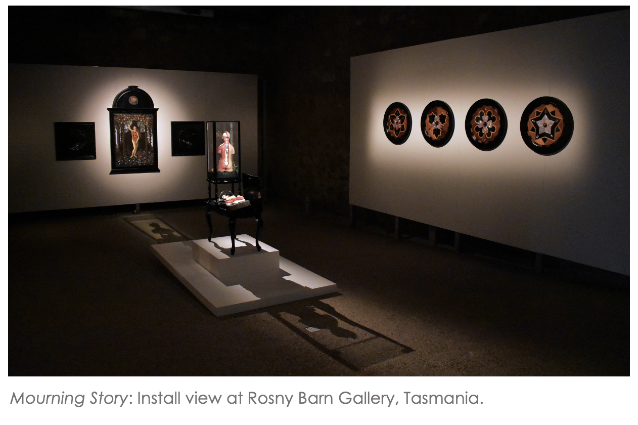 Mourning Story: Exhibition at Rosny Barn Gallery, Tasmania